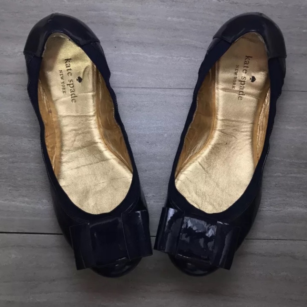 NWT KATE SPADE BOW BALLET FLATS