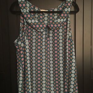 Mod Cloth sleeveless 60's blouse