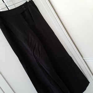 LOFT wide leg black trousers sz 8