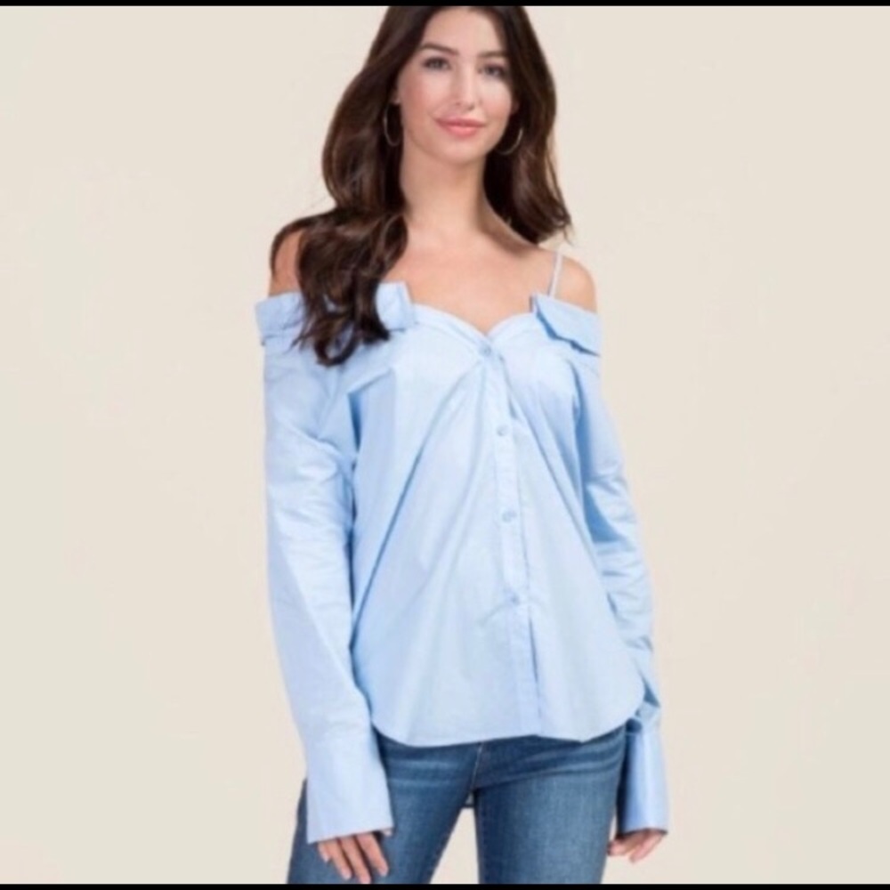 NWT Cold Shoulder Blouse