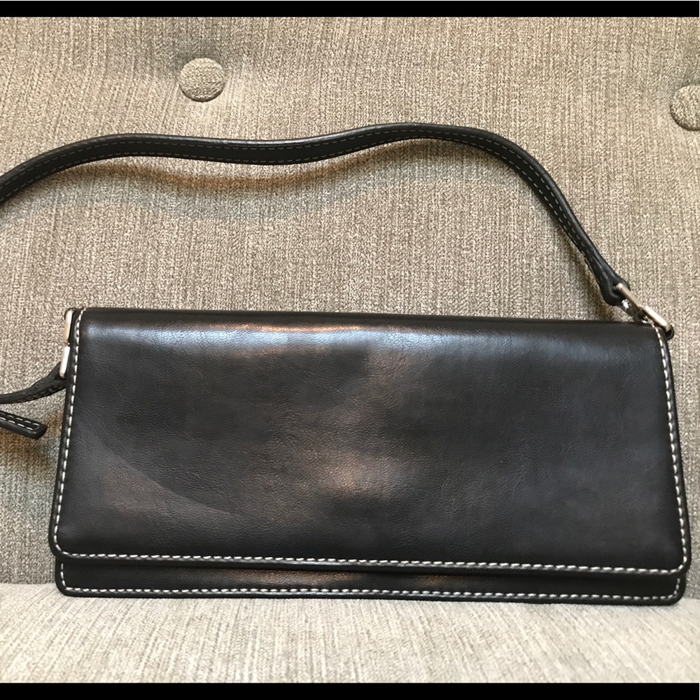 Black evening bag