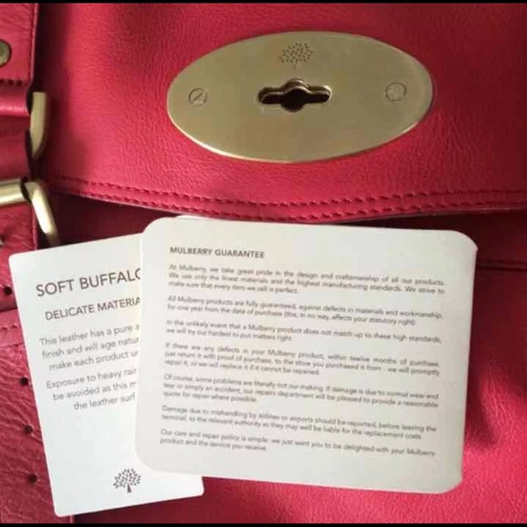 Authentic Mulberry Alexa Oversized in Red - Picture 4 of 4