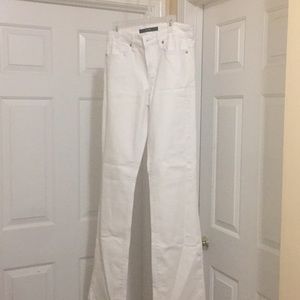 Joe's white jeans