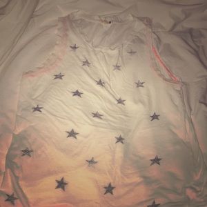 Sundry sleeveless star tank top
