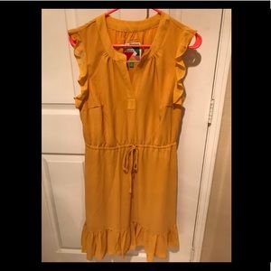 Sleeveless Chiffon Ruffle Dress