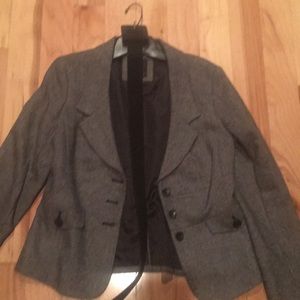 The Limited Fitted Suit Jacket w/belt