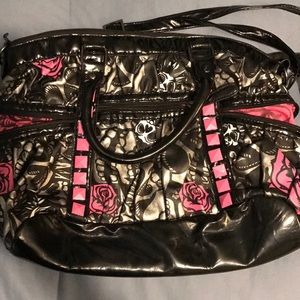 Iron Fist Skull & Roses bag