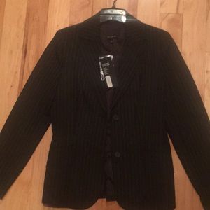 The Limited pinstripe suit jacket, waist length