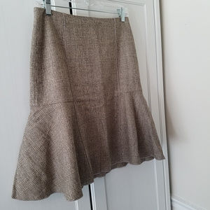 Ann Taylor houndstooth skirt