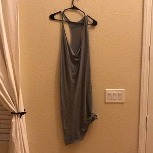 Enza Costa Grey Long Tank Top Size Medium