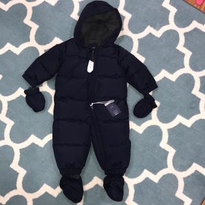 babygap snowsuit.