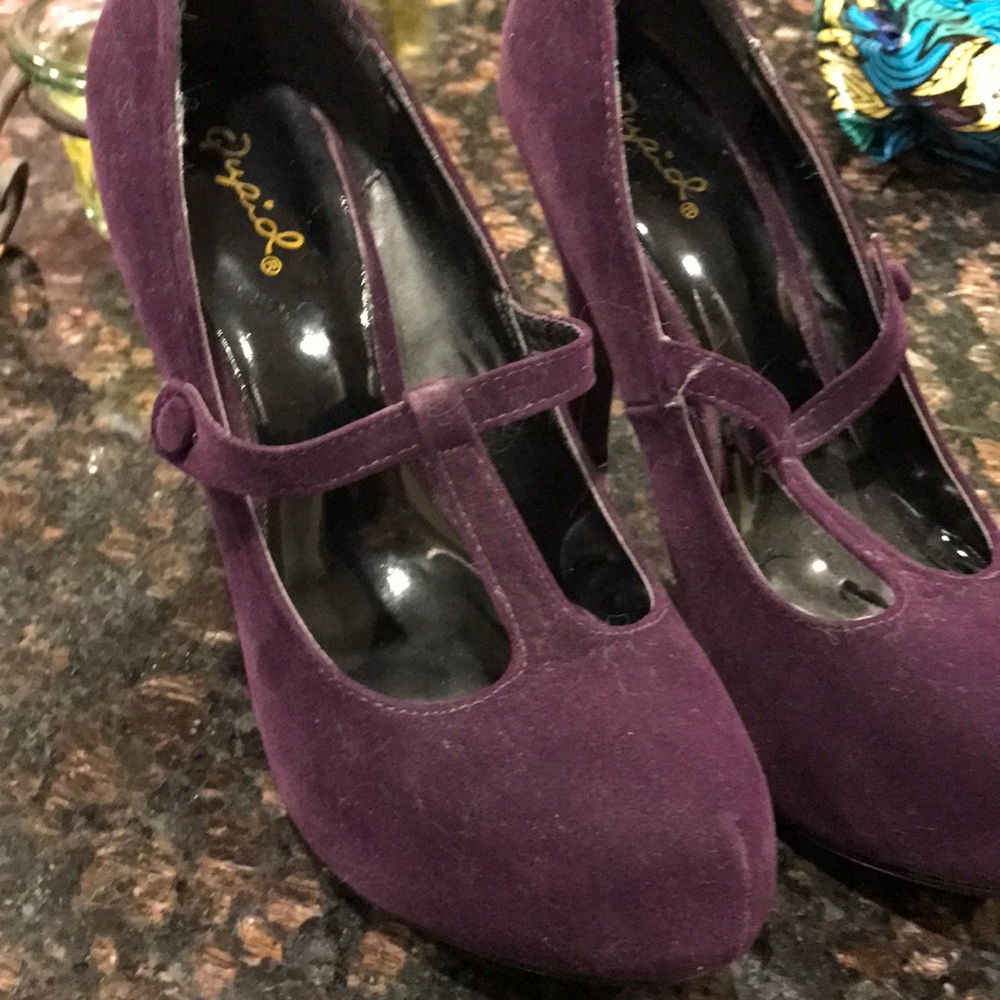 Dark Purple QUIPID heels