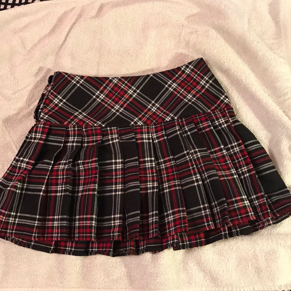 mini plaid skirt