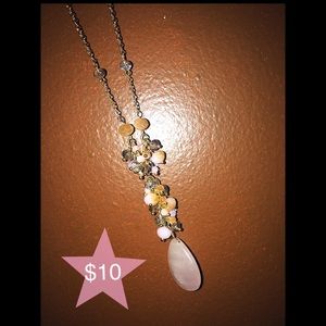 JM semi precious necklace