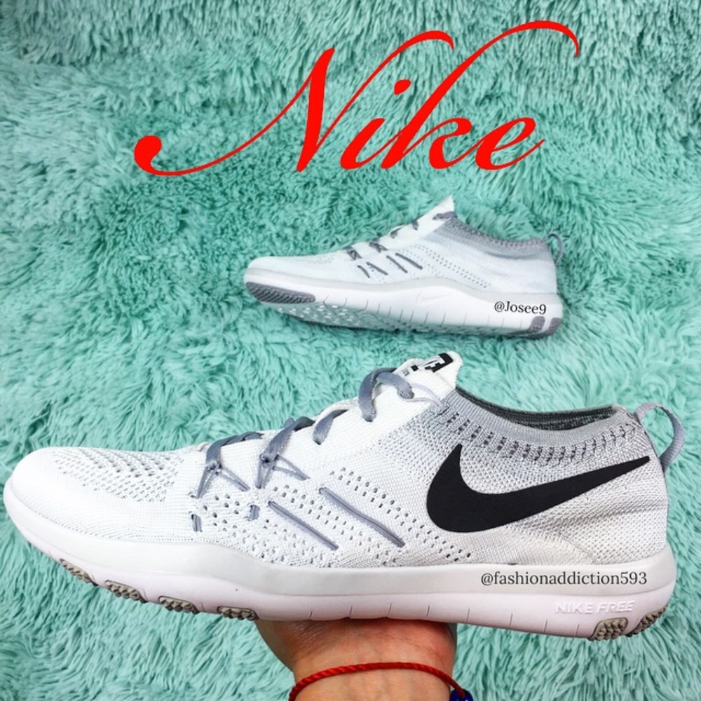 Nike free tr focus flyknit women's white sneakers - Picture 5 of 6