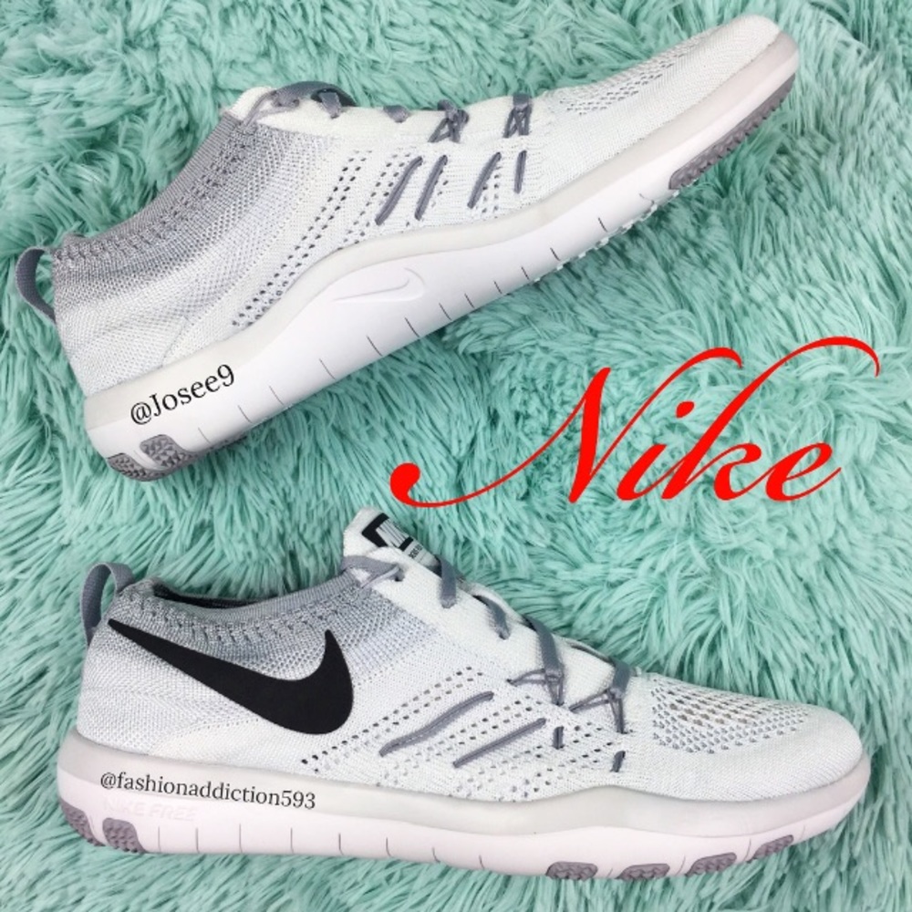 Nike free tr focus flyknit women's white sneakers - Picture 4 of 6