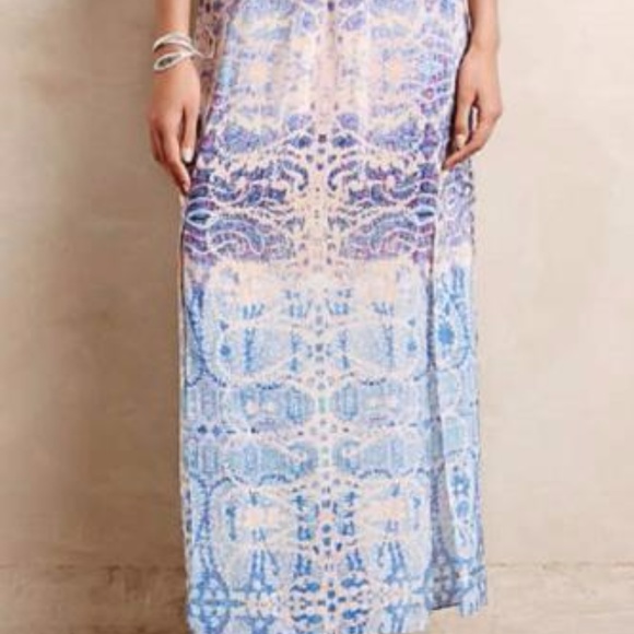 Anthropologie Dresses & Skirts - NWOT Anthropologie Maeve Waimea Silk Maxi Skirt