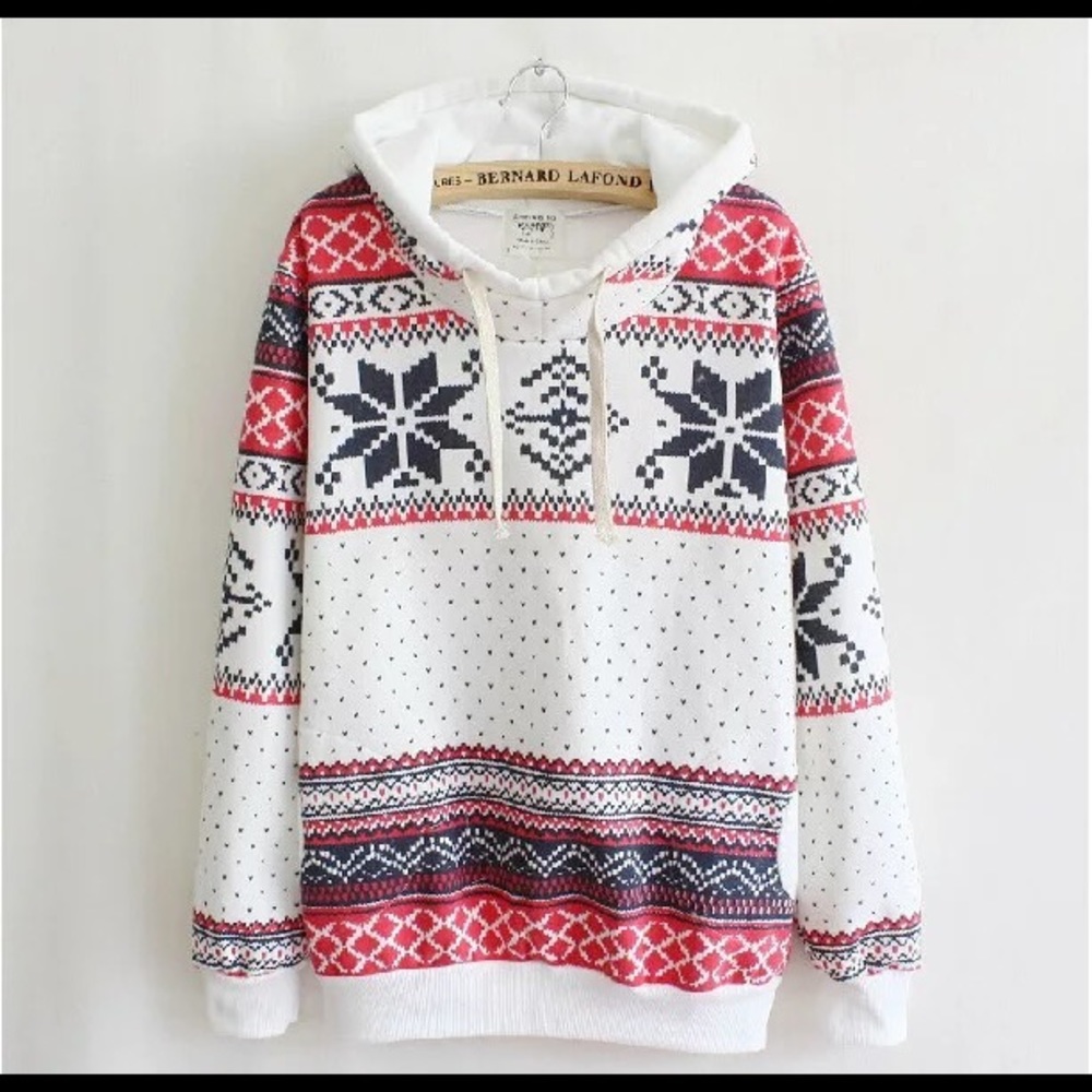 Snow flake hoodie - Picture 2 of 3