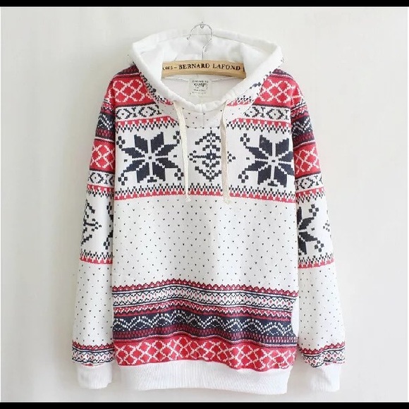 Snow flake hoodie - Picture 2 of 3