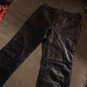 Gap leather pants