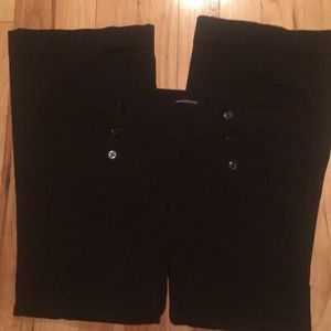 Express Front Panel Buttoned Dress Pants