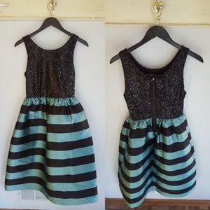 Anthropologie starlit stripes dress