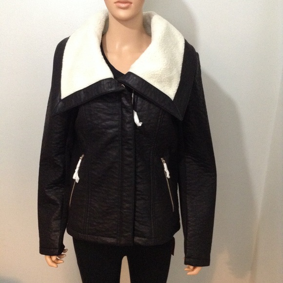 Shearling Leather Jacket🎉Sale🎉Last 1 🎉 - Picture 6 of 8
