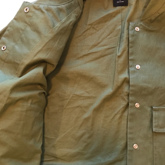 ❌SOLD❌ Kate Spade - Army Green Jacket - Picture 5 of 7