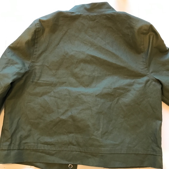 ❌SOLD❌ Kate Spade - Army Green Jacket - Picture 4 of 7