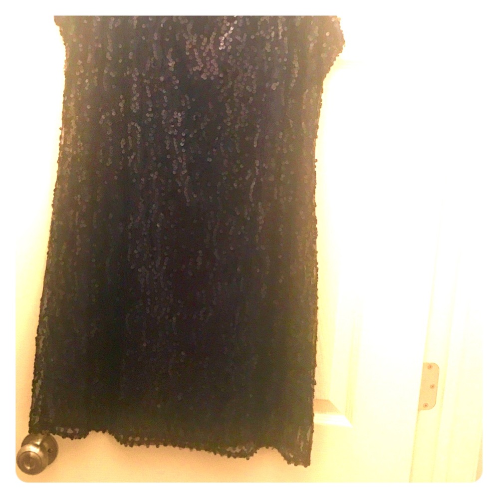 Navy blue, Laundry Brand sequence dress. Size XL.