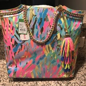 NWT Lilly Pulitzer Reversible Seaside Tote