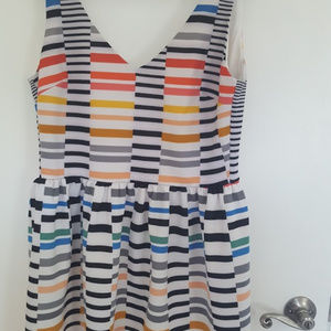 Rainbow Stripped Dress