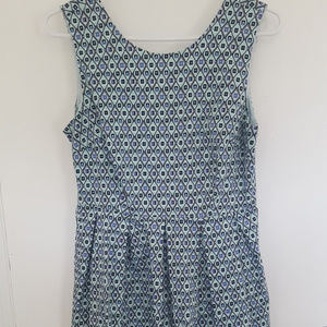 Light blue and grey formal dress