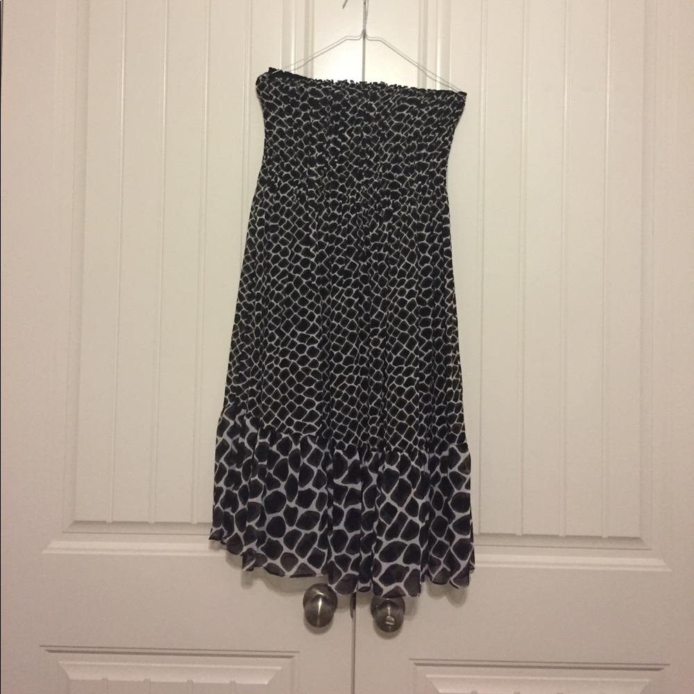 Leopard Strapless Dress