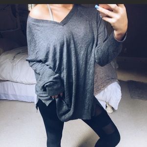 Oversized grey sweater