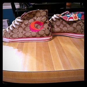 Coach retro fold down shoes