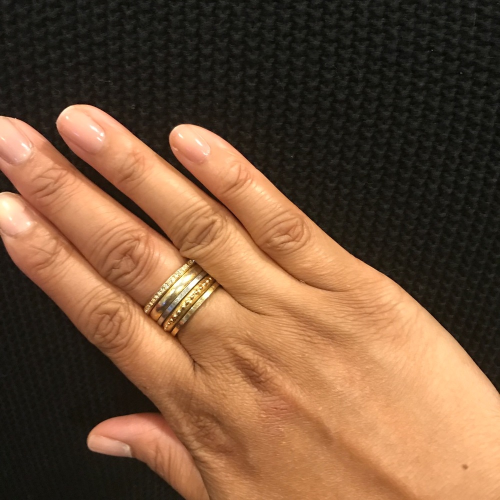 Madewell Filament Stacking Rings