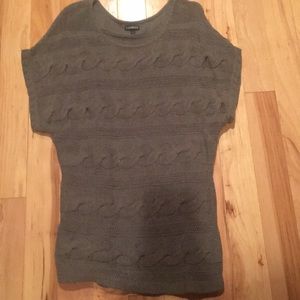 Express Long Big Comfy Short Sleeved Sweater