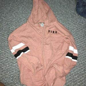 Zip up hoodie VS pink