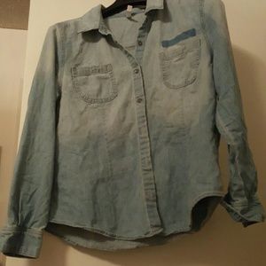 Light Jean button up