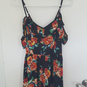 Floral off the shoulder dress