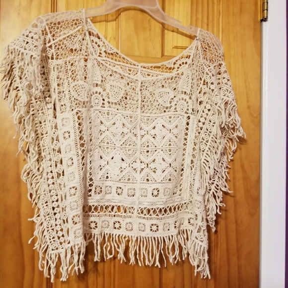 Tops - FINAL PRICE One size crochet wrap