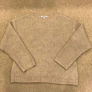 Uniqlo Cream Knit Sweater