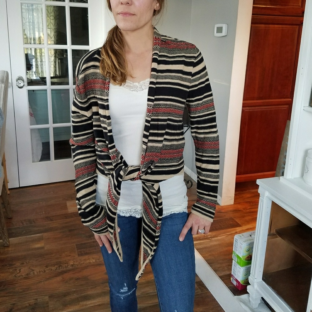 Chaps Tie/Wrap Cardigan