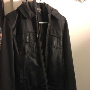 Men's Leather Varsity Jacket