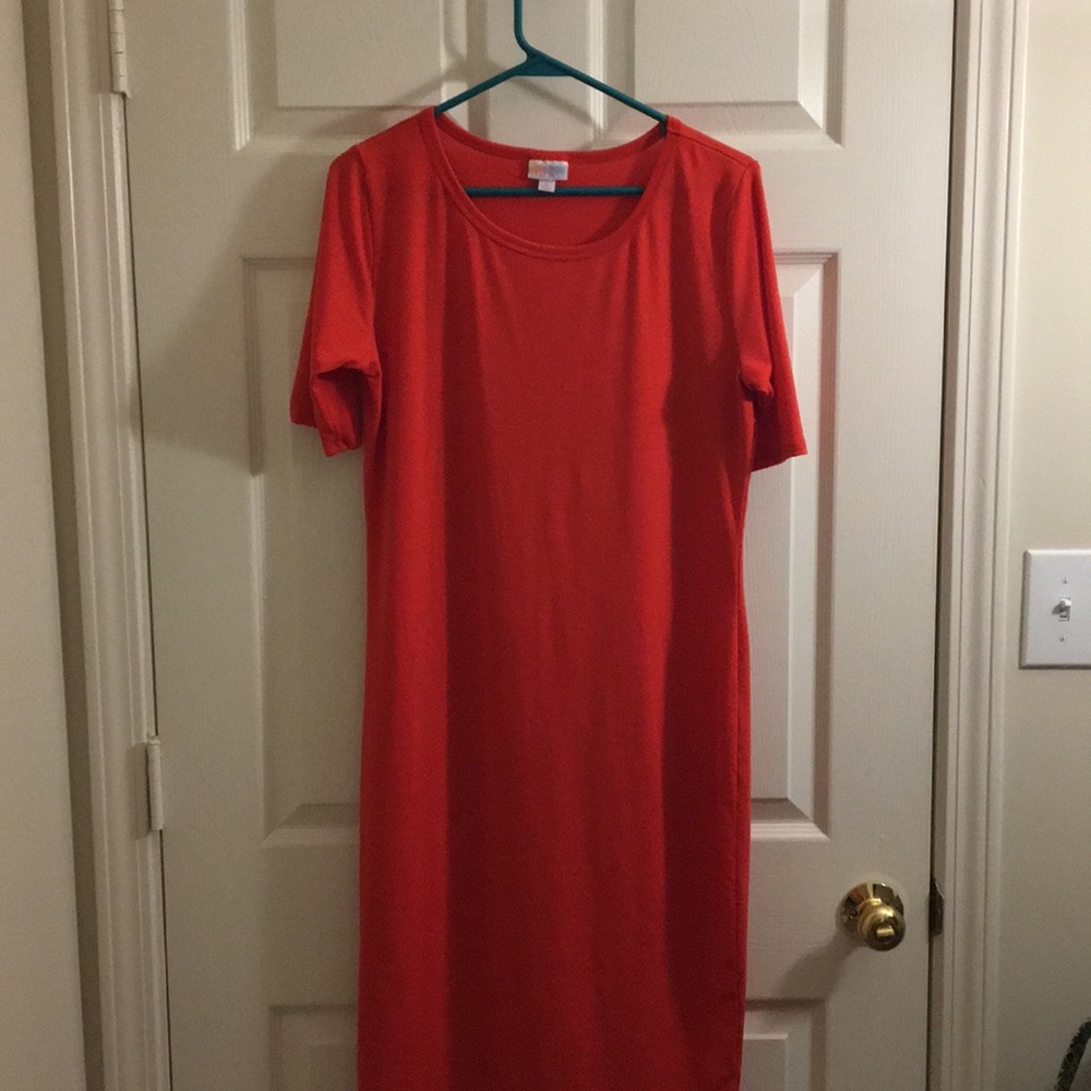 Lularoe red dress