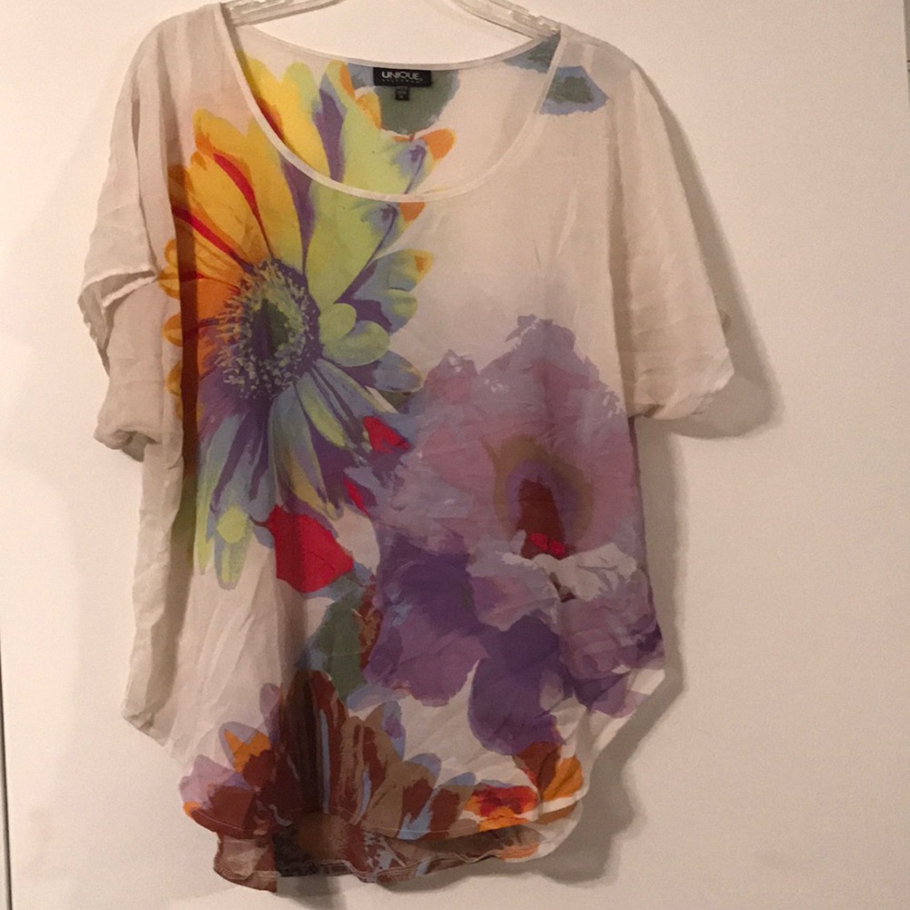 White floral Top