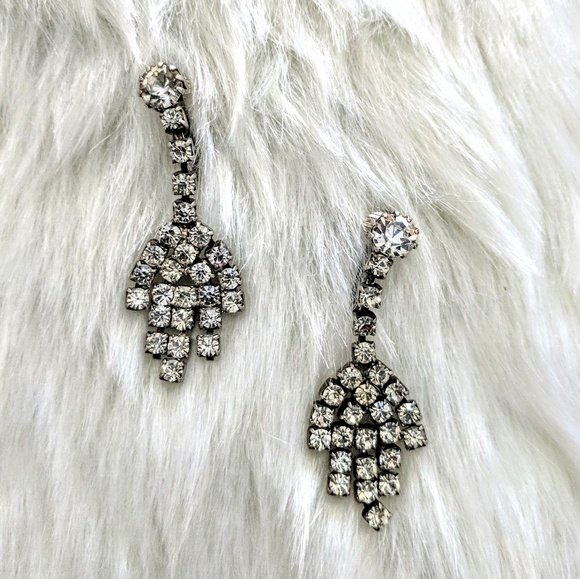 Vintage Jewelry - Vintage Rhinestone Earring