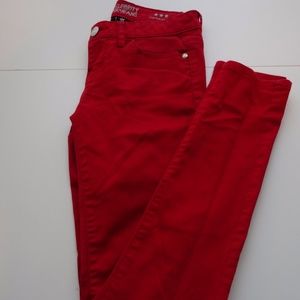 Red Skinny Jeans