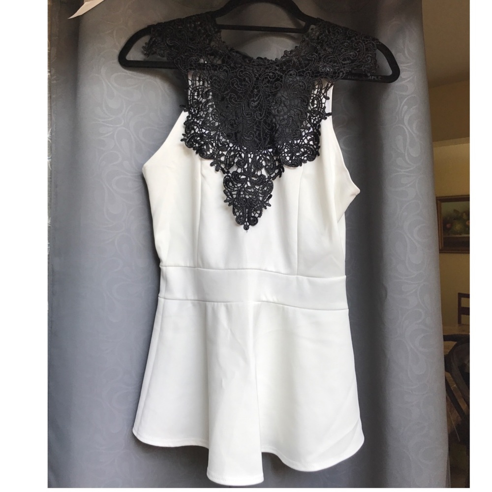 Elegant Peplum Top